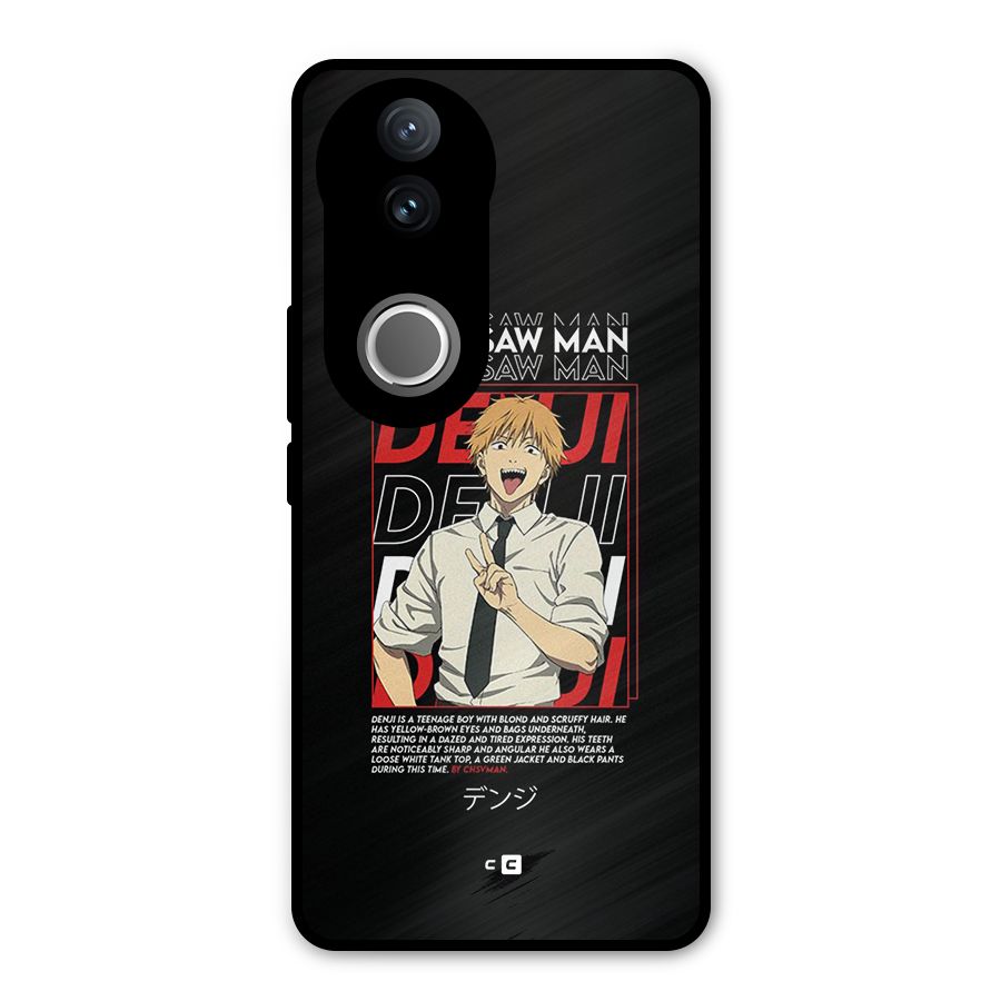 Denji Chainsaw Man Metal Back Case for iQOO Z10R