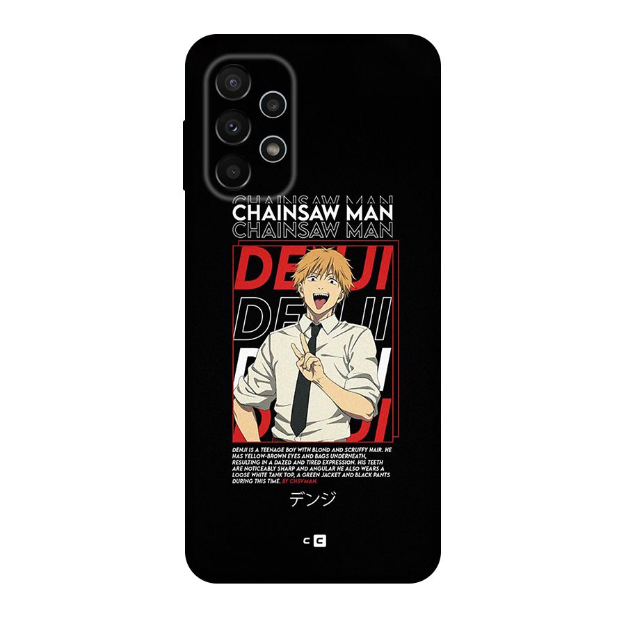 Denji Chainsaw Man Original Polycarbonate Back Case for Galaxy A23