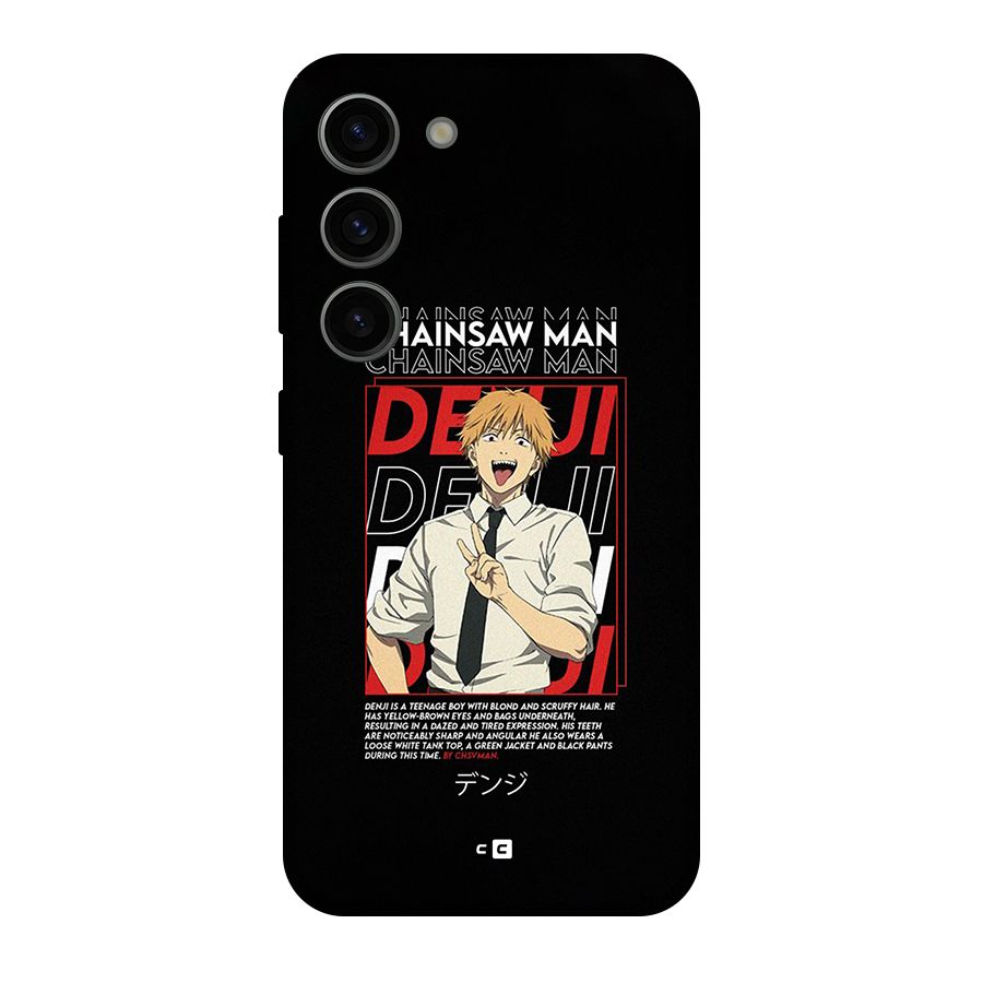 Denji Chainsaw Man Original Polycarbonate Back Case for Galaxy S23