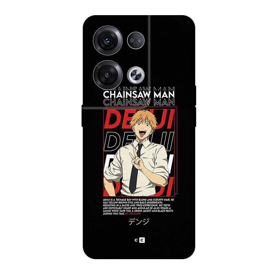 Denji Chainsaw Man Original Polycarbonate Back Case for Oppo Reno8 Pro 5G