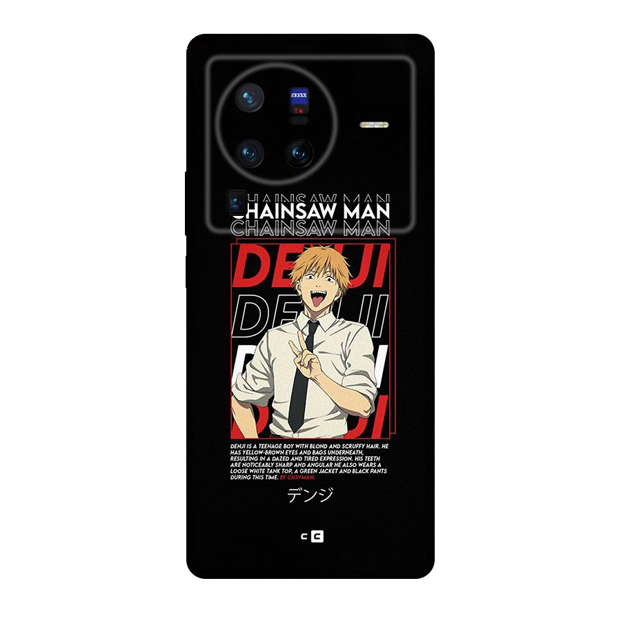 Denji Chainsaw Man Original Polycarbonate Back Case for Vivo X80