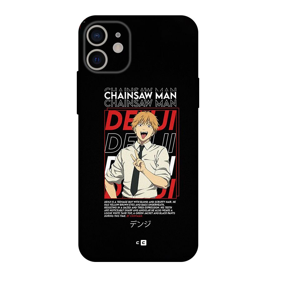Denji Chainsaw Man Original Polycarbonate Back Case for iPhone 11