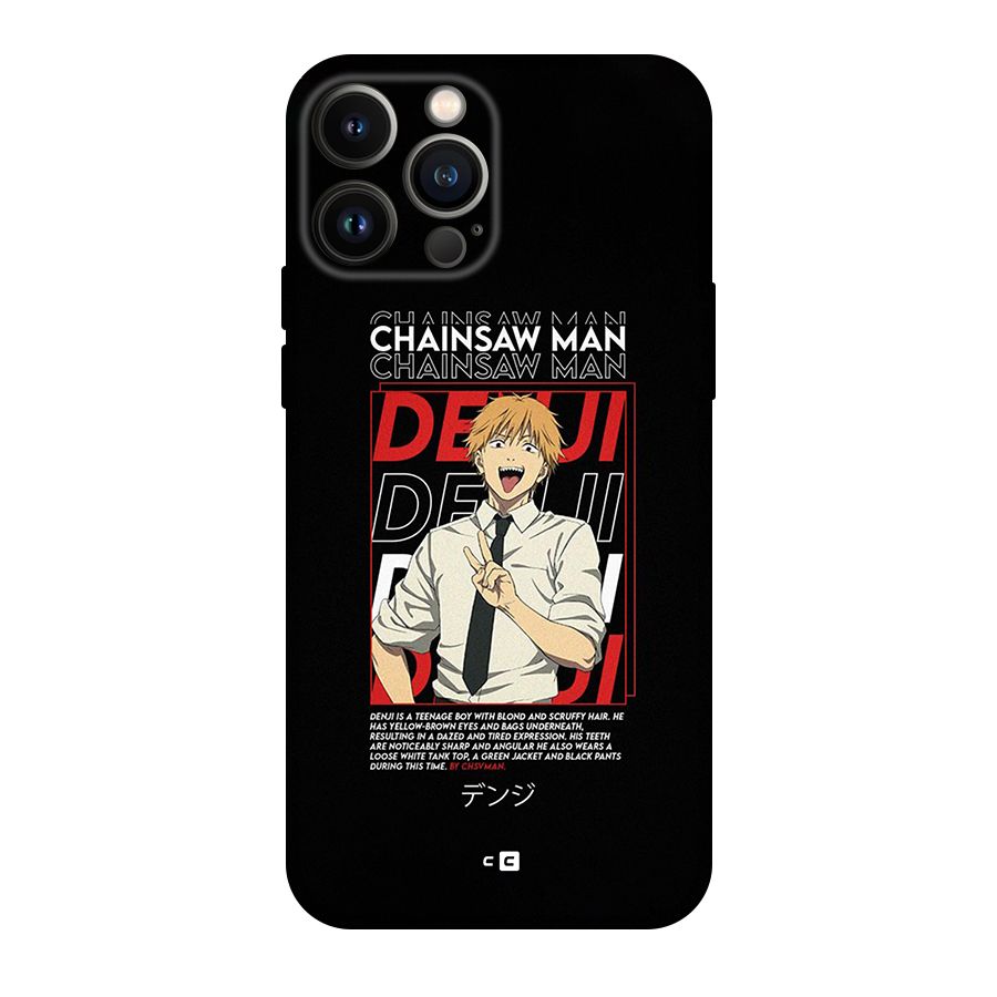 Denji Chainsaw Man Original Polycarbonate Back Case for iPhone 13 Pro Max