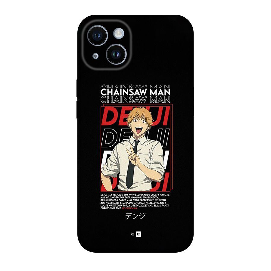 Denji Chainsaw Man Original Polycarbonate Back Case for iPhone 14