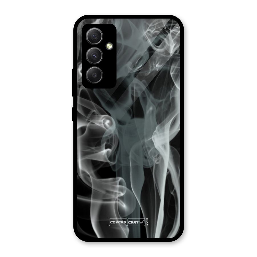 Dense Smoke Glass Back Case for Galaxy A34