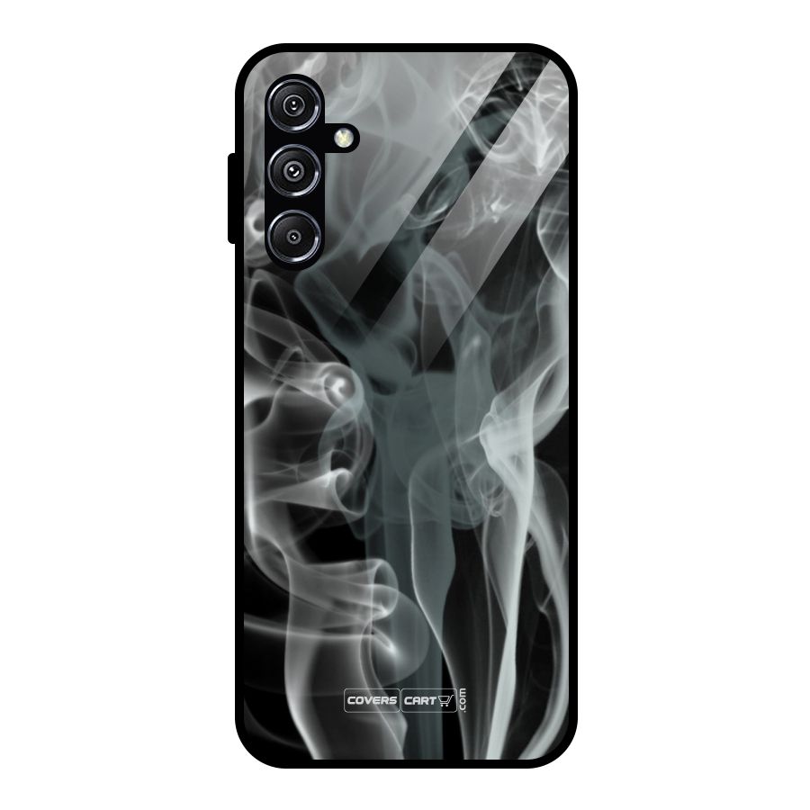 Dense Smoke Glass Back Case for Galaxy M34 5G