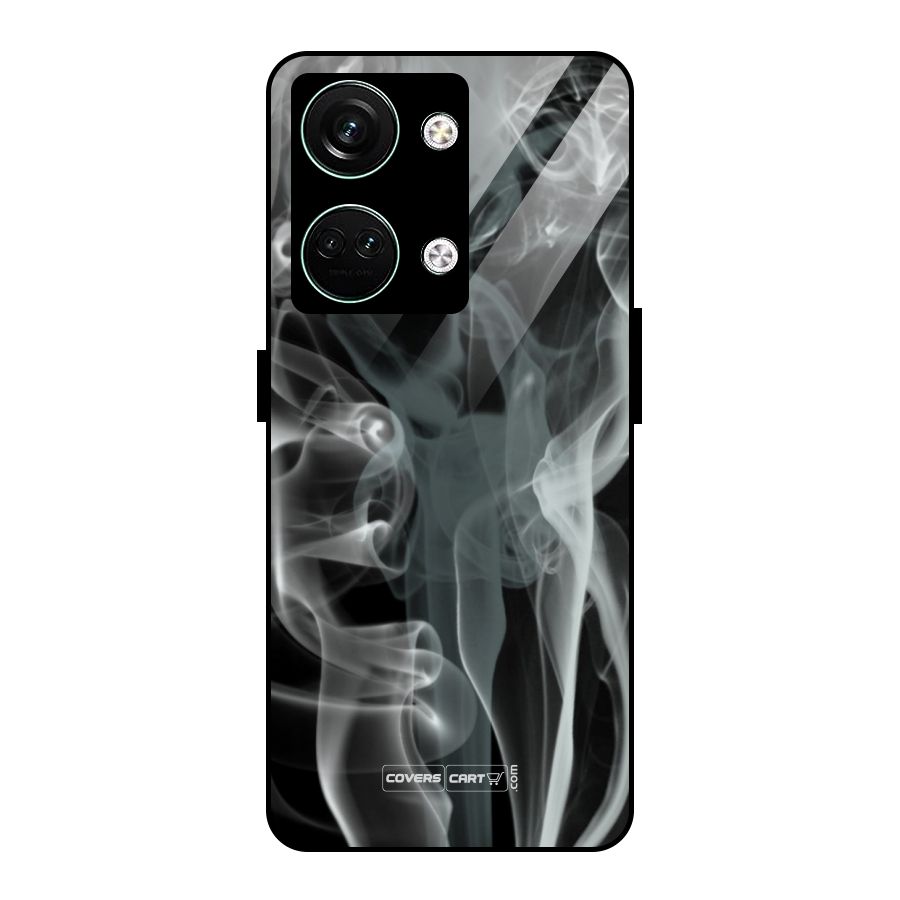 Dense Smoke Glass Back Case for Oneplus Nord 3
