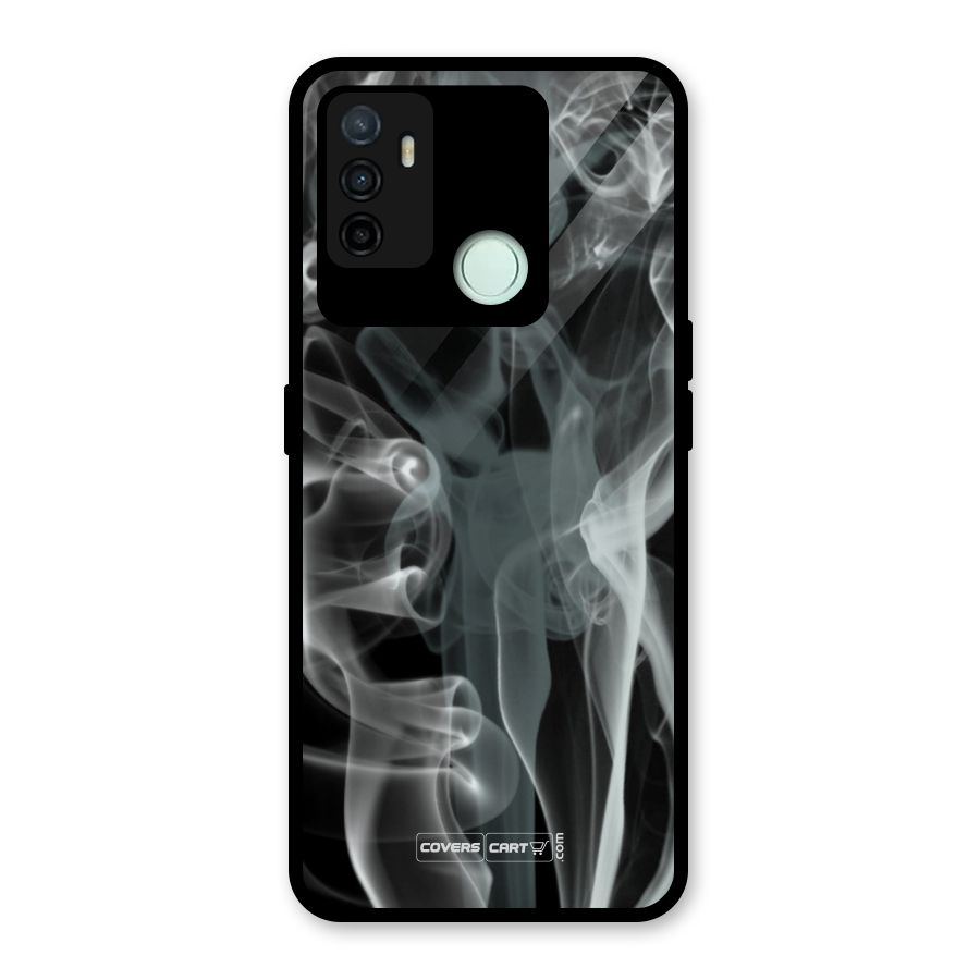 Dense Smoke Glass Back Case for Oppo A53