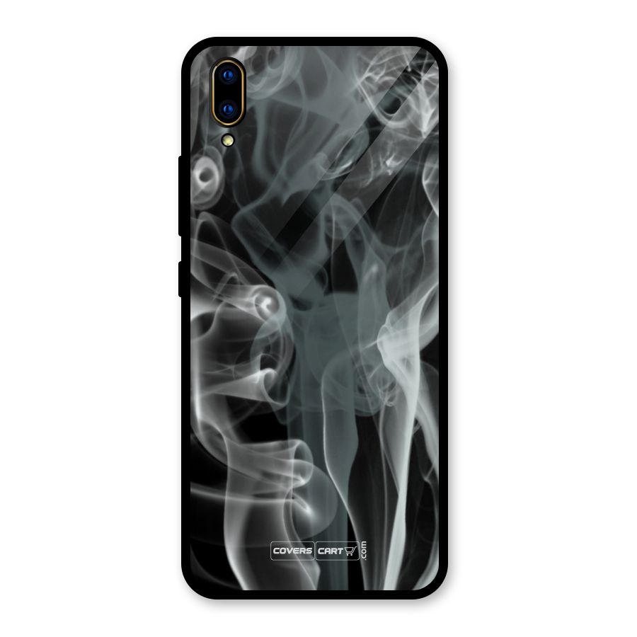 Dense Smoke Glass Back Case for Vivo V11 Pro