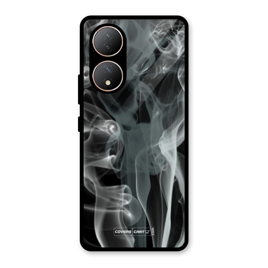 Dense Smoke Glass Back Case for Vivo Y100