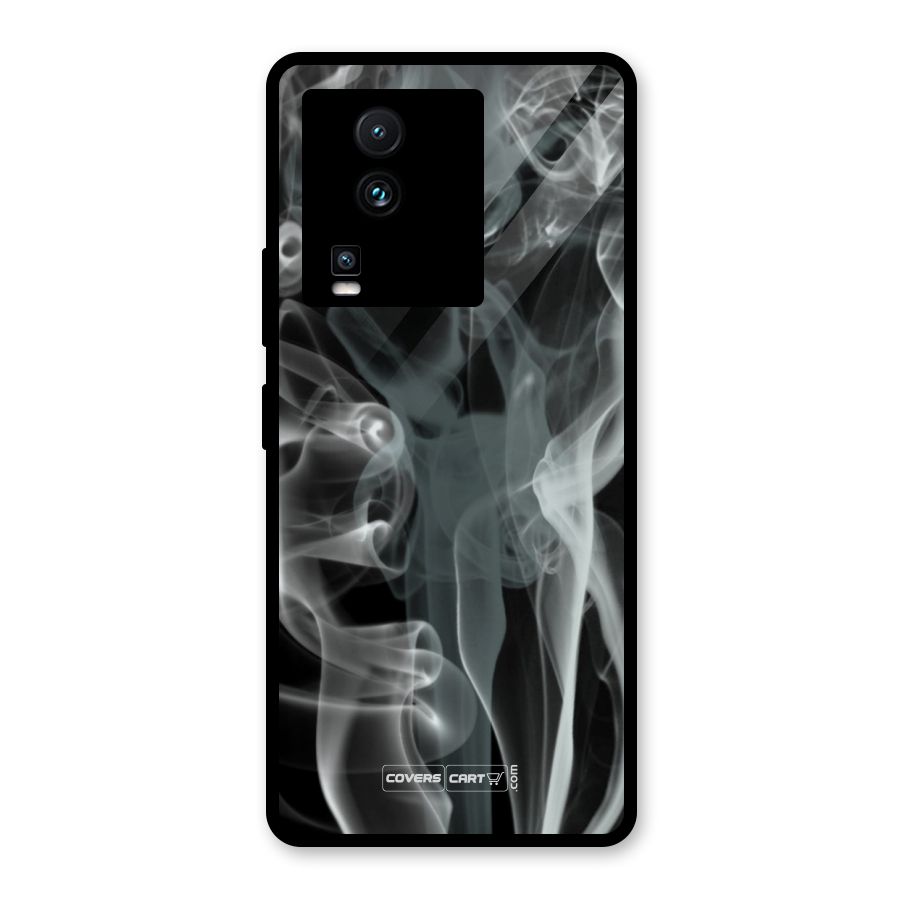 Dense Smoke Glass Back Case for Vivo iQOO Neo 7