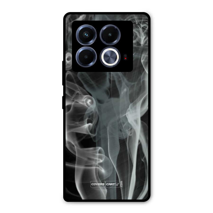 Dense Smoke Metal Back Case for Infinix Note 40 5G
