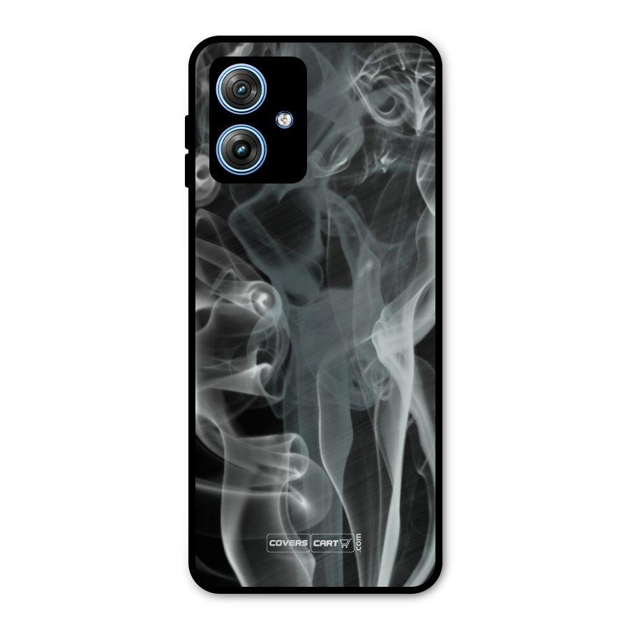 Dense Smoke Metal Back Case for Moto G54