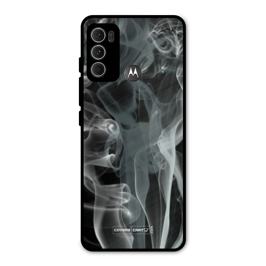 Dense Smoke Metal Back Case for Moto G60