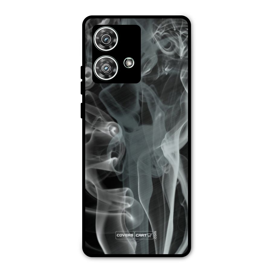 Dense Smoke Metal Back Case for Motorola Edge 40 Neo