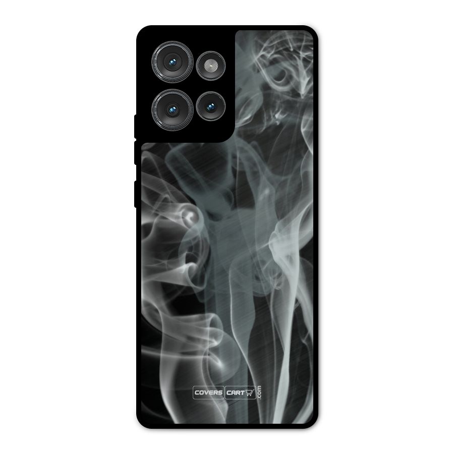 Dense Smoke Metal Back Case for Motorola Edge 50