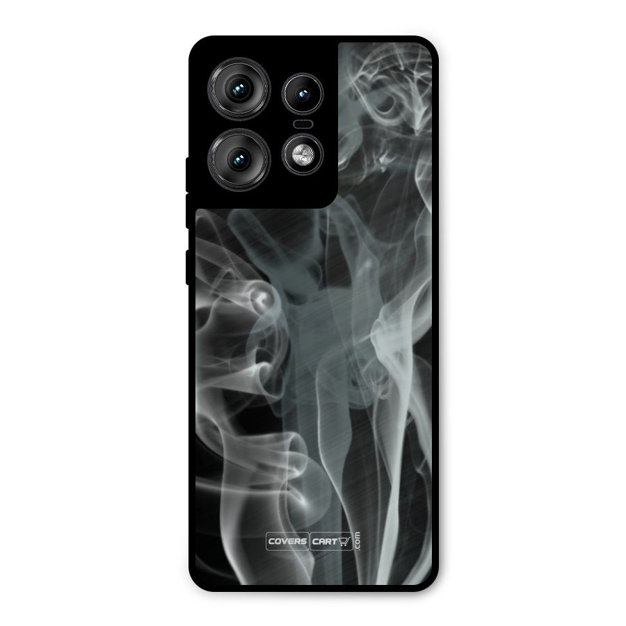 Dense Smoke Metal Back Case for Motorola Edge 50 Pro