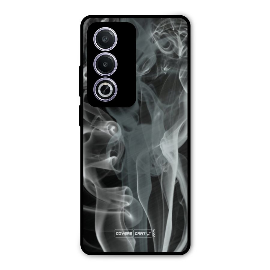 Dense Smoke Metal Back Case for Oppo A3 Pro