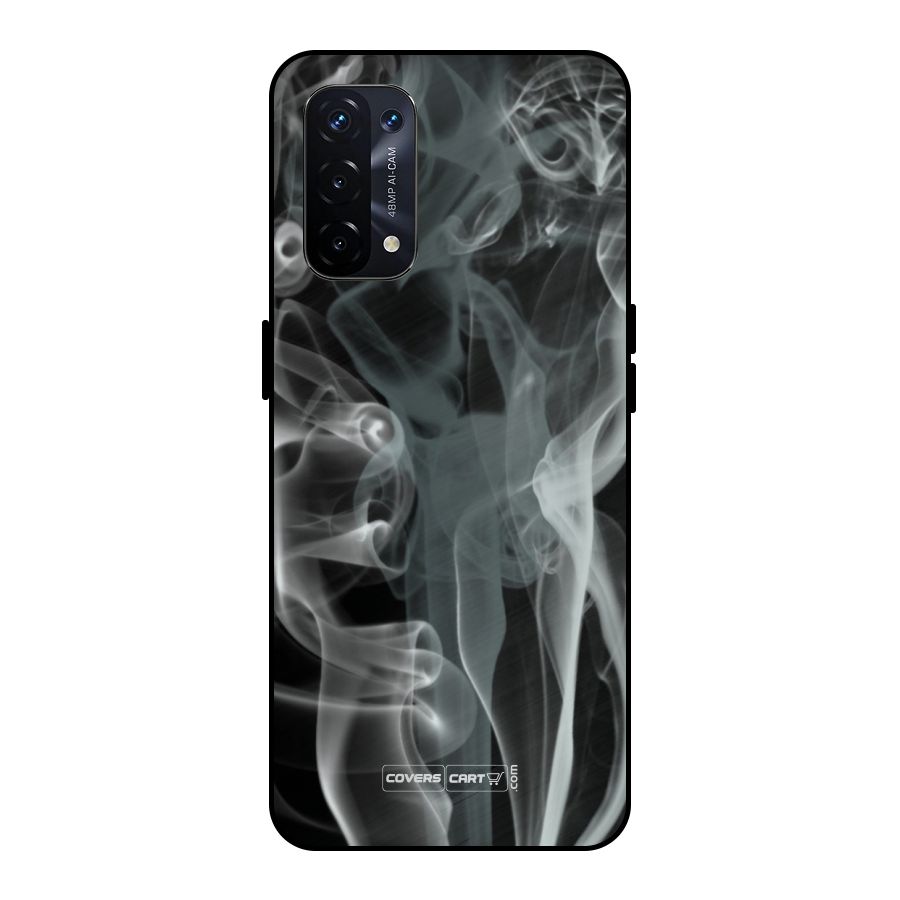 Dense Smoke Metal Back Case for Oppo A74 5G