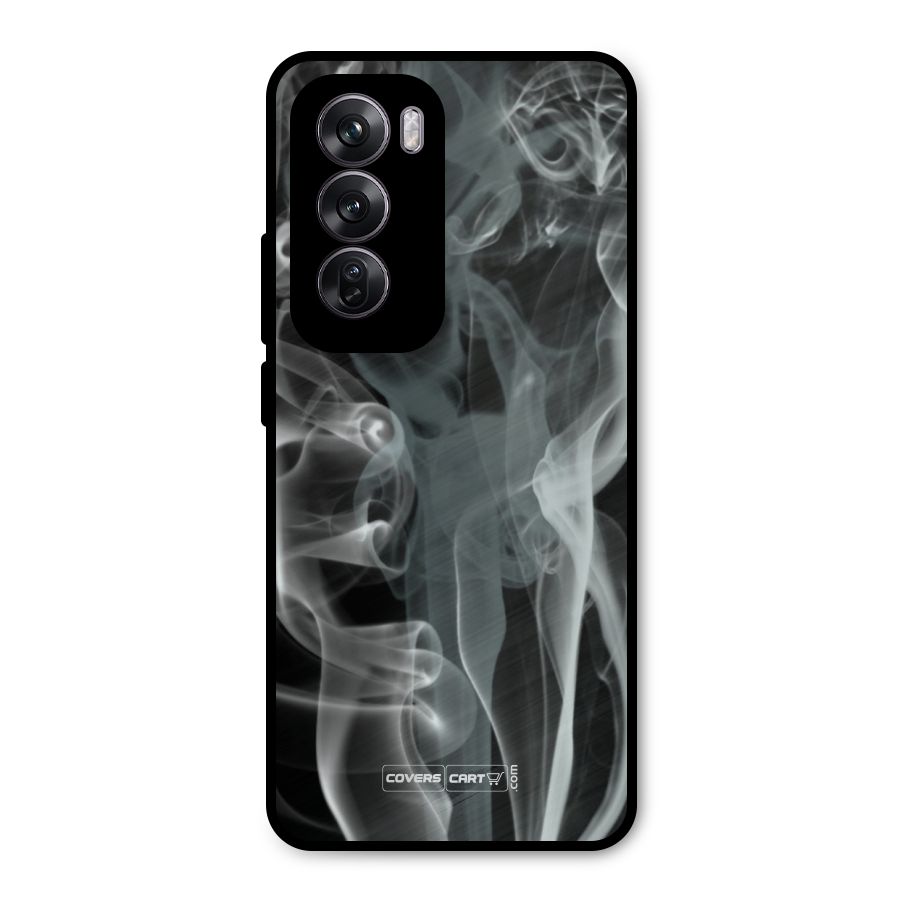 Dense Smoke Metal Back Case for Oppo Reno12 Pro