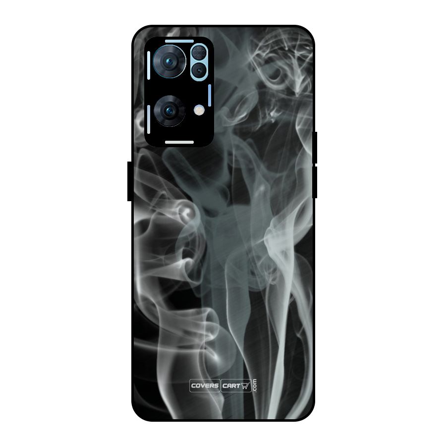 Dense Smoke Metal Back Case for Oppo Reno7 Pro 5G