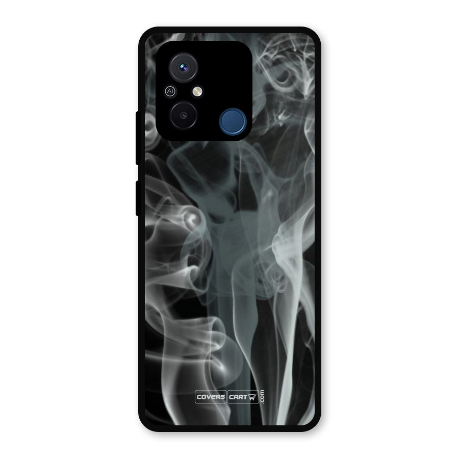 Dense Smoke Metal Back Case for Poco C55