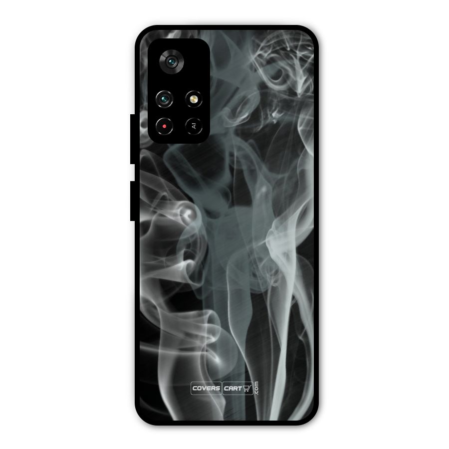 Dense Smoke Metal Back Case for Poco M4 Pro 5G
