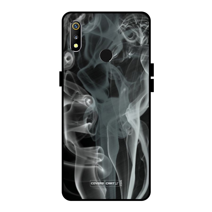 Dense Smoke Metal Back Case for Realme 3i