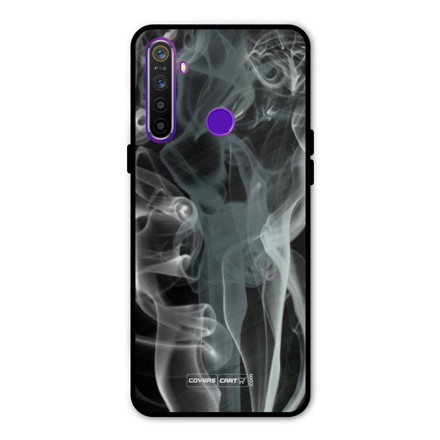 Dense Smoke Metal Back Case for Realme 5i