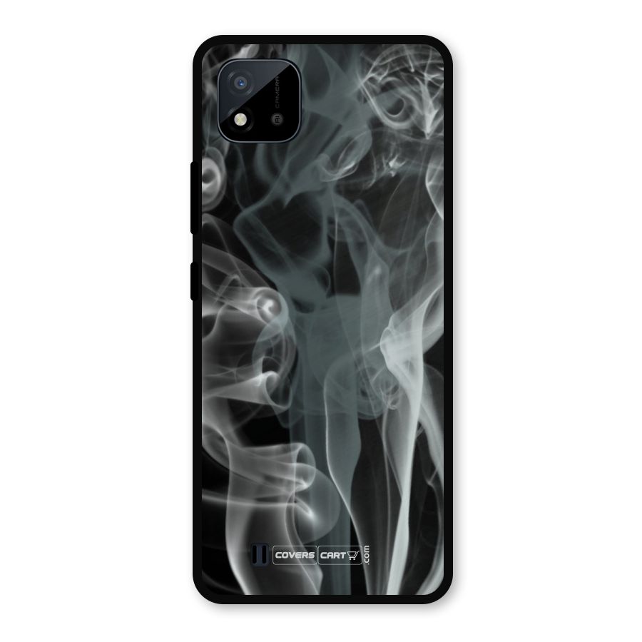 Dense Smoke Metal Back Case for Realme C11 2021