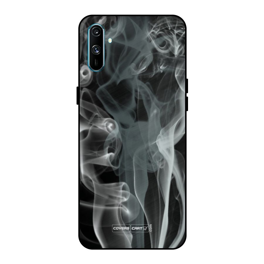 Dense Smoke Metal Back Case for Realme C3