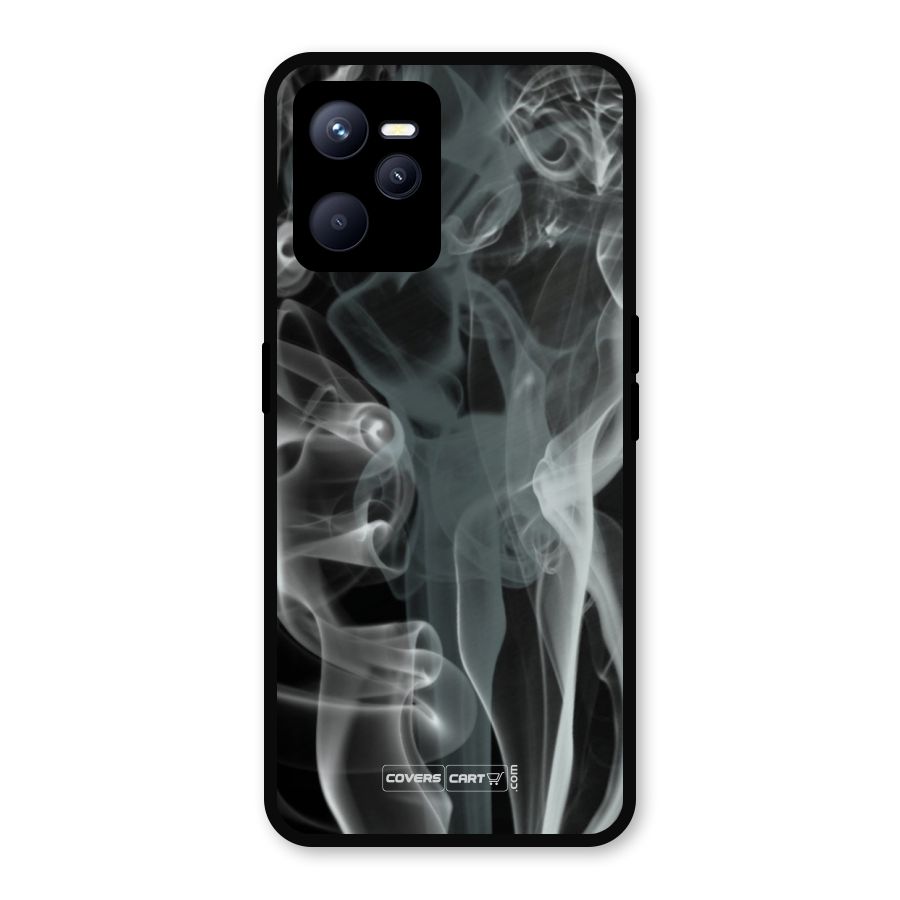 Dense Smoke Metal Back Case for Realme C35