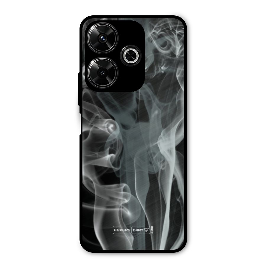 Dense Smoke Metal Back Case for Redmi 13 5G