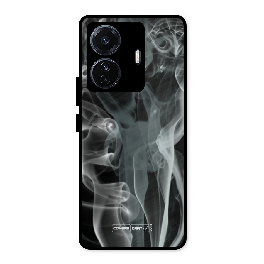 Dense Smoke Metal Back Case for Vivo T1 Pro