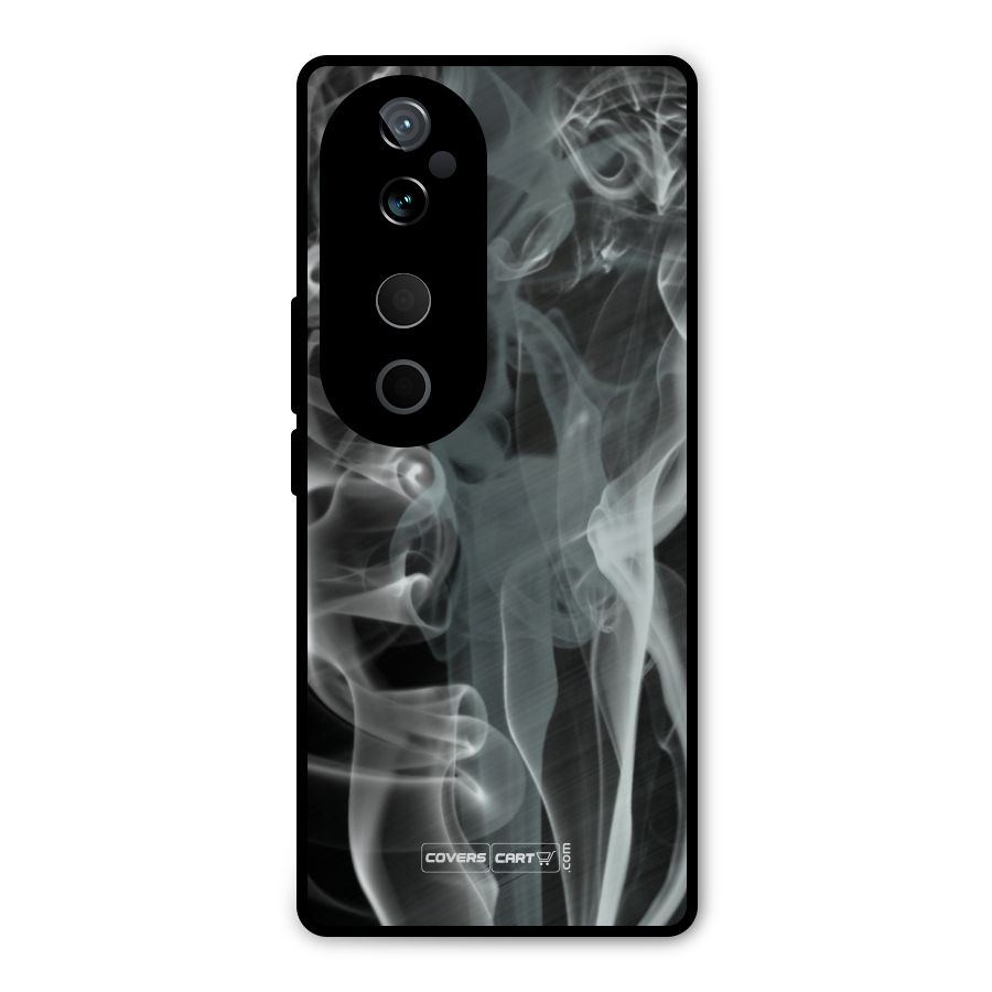 Dense Smoke Metal Back Case for Vivo T3 Ultra