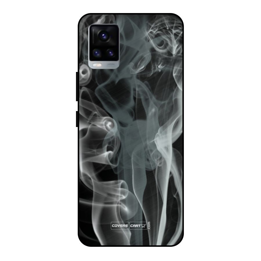 Dense Smoke Metal Back Case for Vivo V20 2021