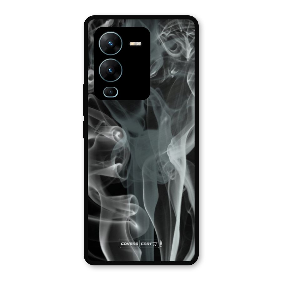 Dense Smoke Metal Back Case for Vivo V25 Pro