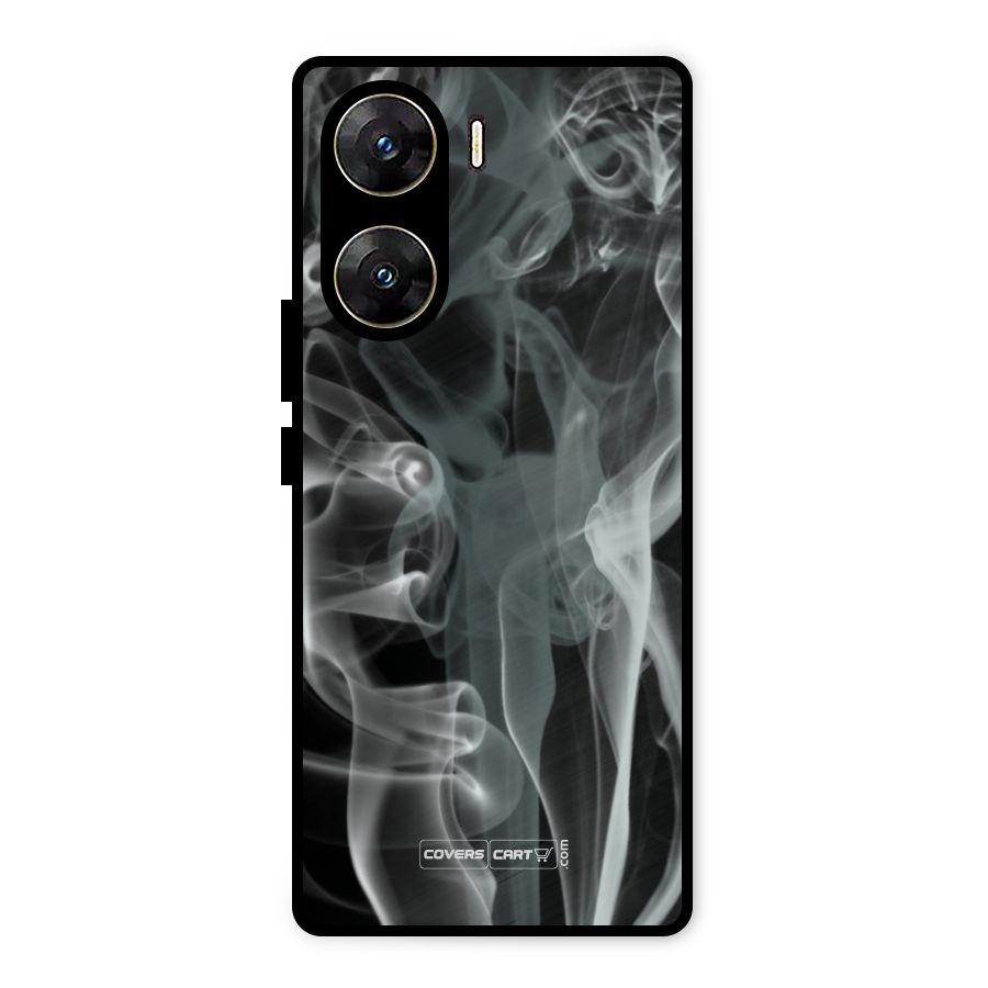 Dense Smoke Metal Back Case for Vivo V29e