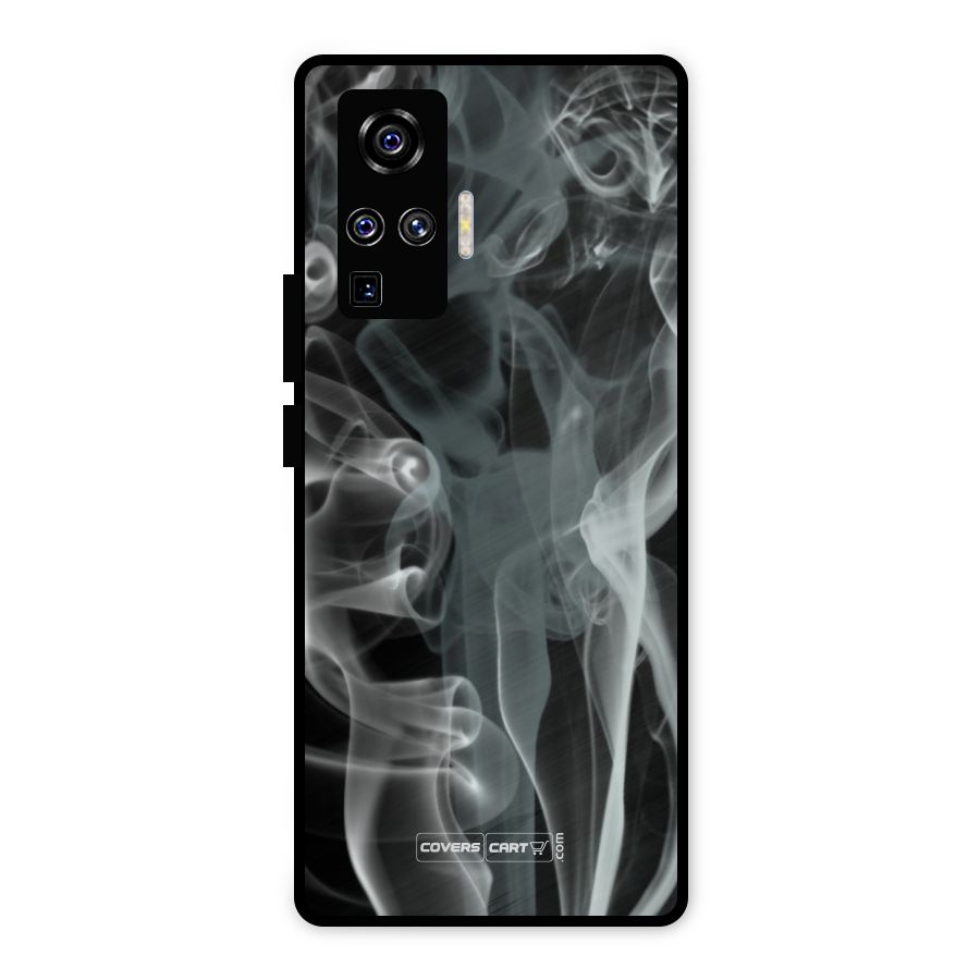 Dense Smoke Metal Back Case for Vivo X50 Pro