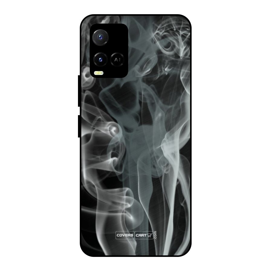 Dense Smoke Metal Back Case for Vivo Y21T