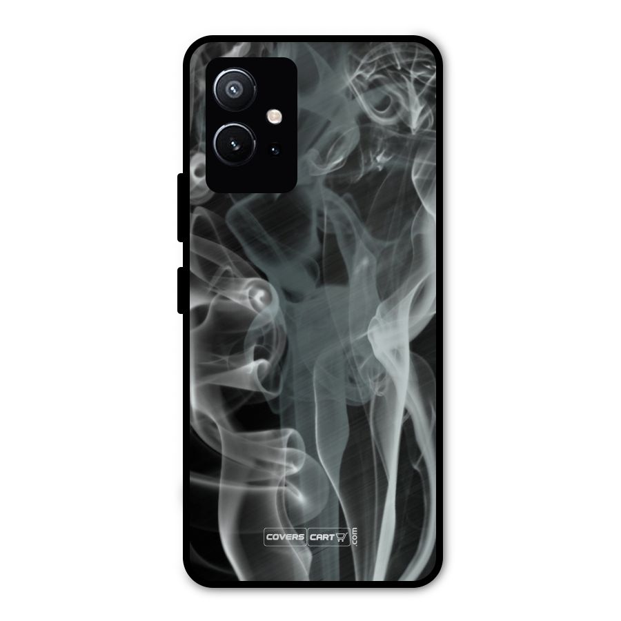 Dense Smoke Metal Back Case for Vivo Y75 5G