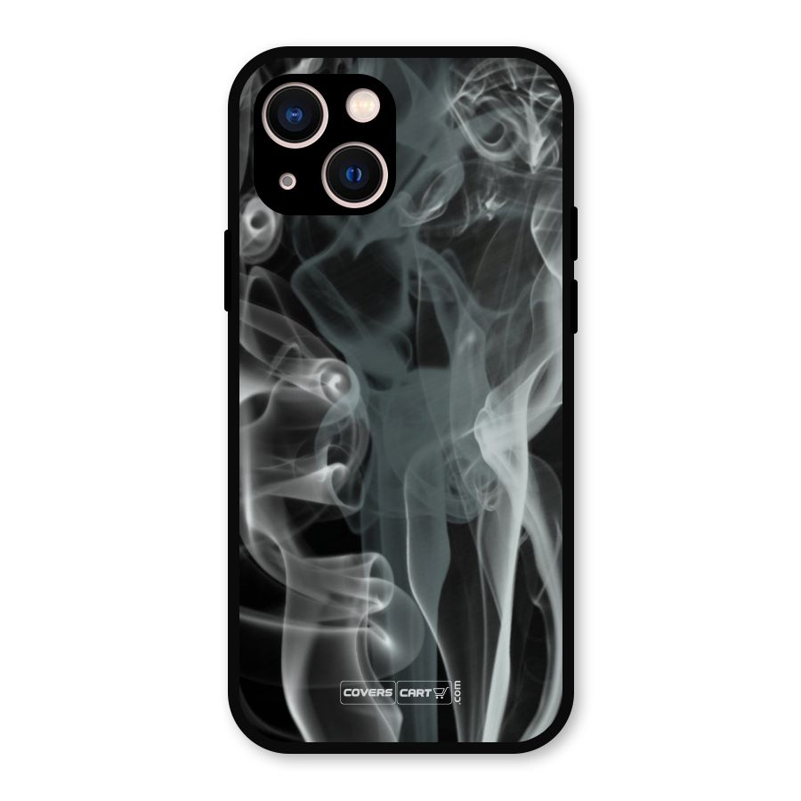 Dense Smoke Metal Back Case for iPhone 13