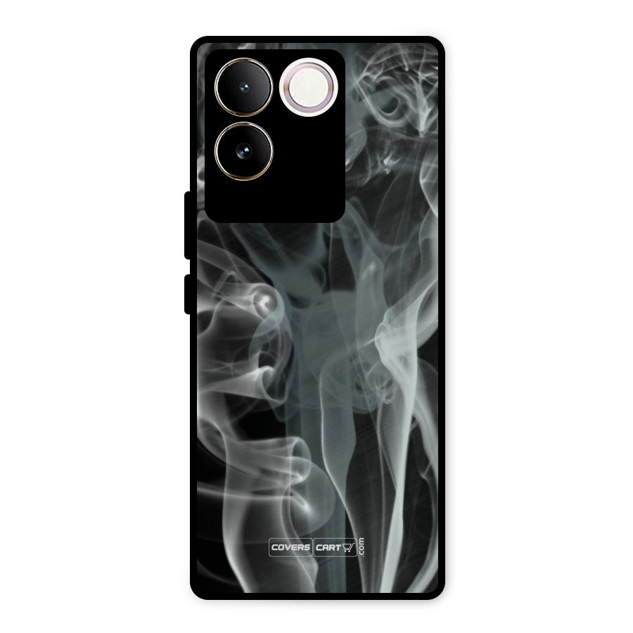 Dense Smoke Metal Back Case for iQOO Z7 Pro