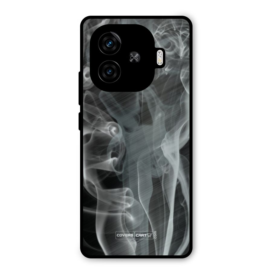 Dense Smoke Metal Back Case for iQOO Z9 Turbo
