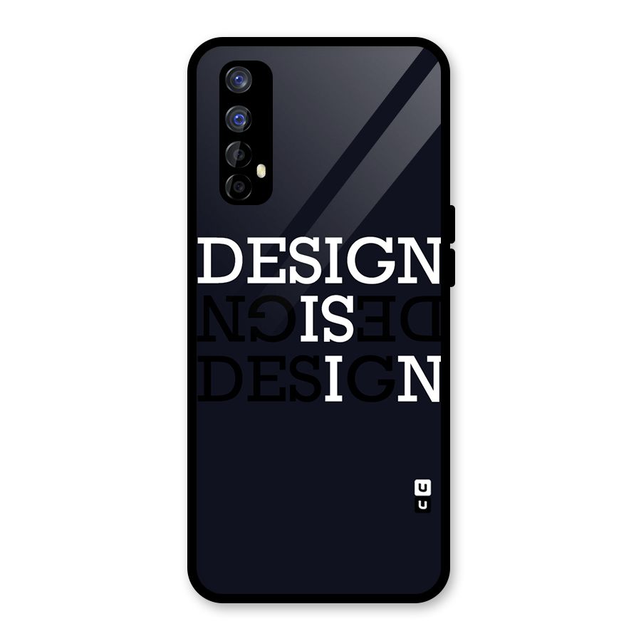 Design is In Typography Glass Back Case for Realme Narzo 20 Pro
