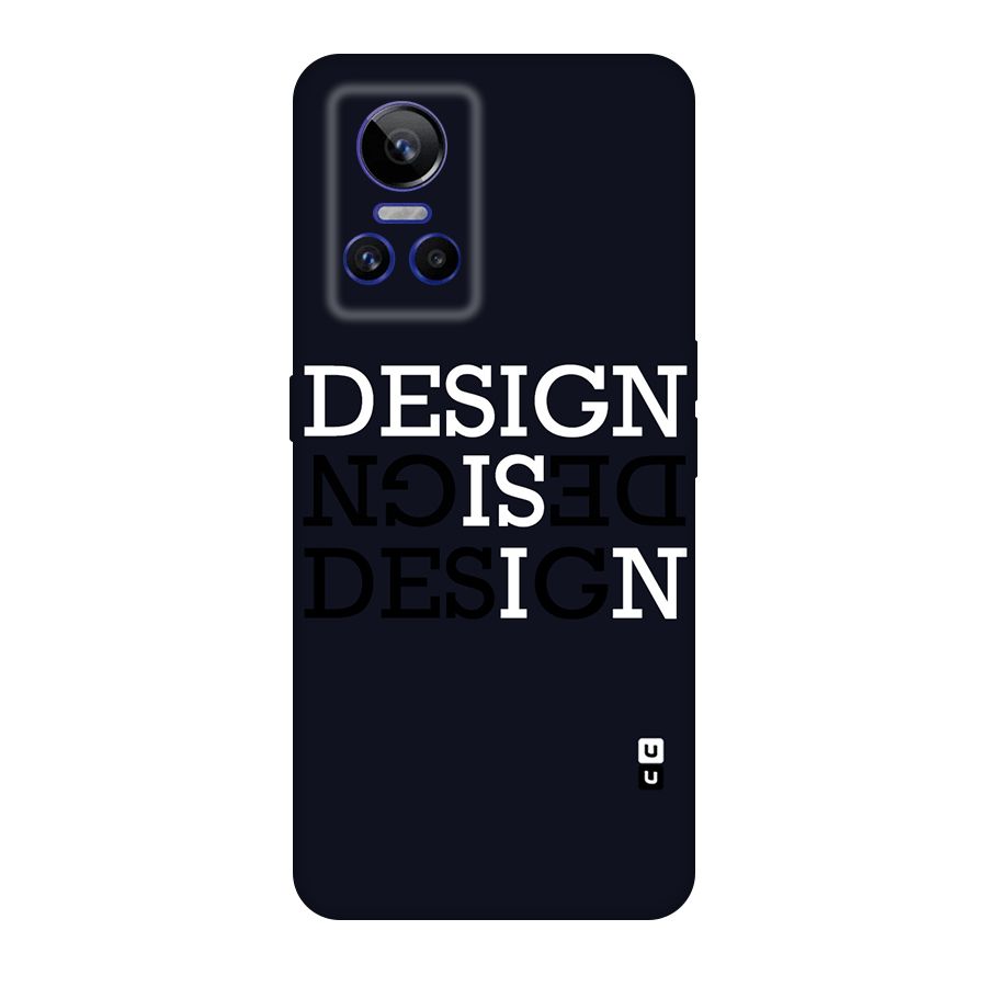 Design is In Typography Original Polycarbonate Back Case for Realme GT Neo 3