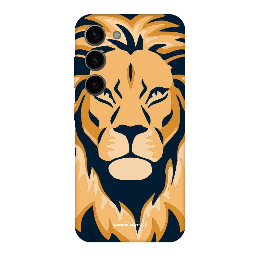 Designer Lion Original Polycarbonate Back Case for Galaxy S23