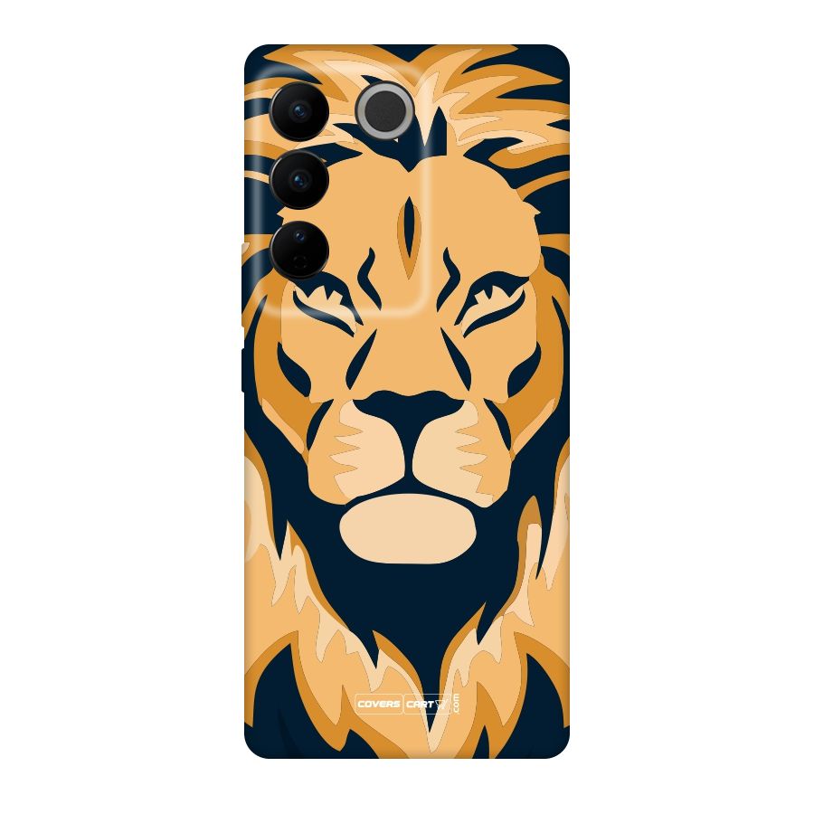 Designer Lion Original Polycarbonate Back Case for Vivo V27