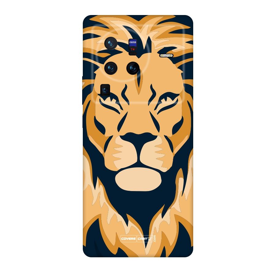 Designer Lion Original Polycarbonate Back Case for Vivo X80
