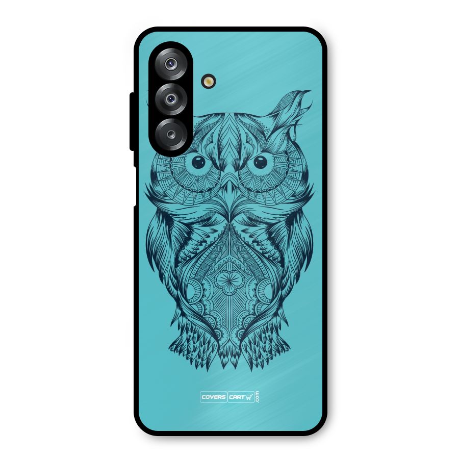 Designer Owl Metal Back Case for Galaxy A26